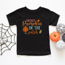 Load image into Gallery viewer, Cutest Pumpkin in the Patch Toddler Short Sleeve Tee
