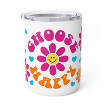 Load image into Gallery viewer, Choose Happy Insulated Coffee Mug, 10oz
