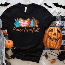 Load image into Gallery viewer, Peace Love Fall Unisex t-shirt
