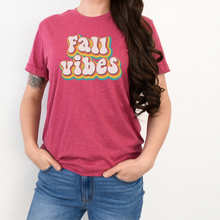 Load image into Gallery viewer, Fall Vibes Retro Unisex t-shirt
