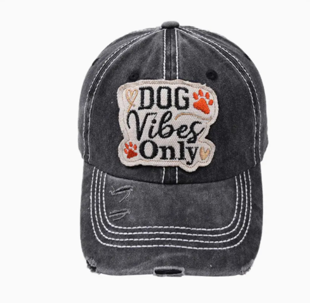 Dog Vibes Only Baseball Hat