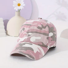 Load image into Gallery viewer, Pink Camo Baseball Cap
