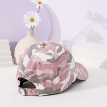 Load image into Gallery viewer, Pink Camo Baseball Cap
