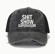 Load image into Gallery viewer, Shit Show Supervisor Baseball Cap
