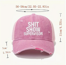 Load image into Gallery viewer, Shit Show Supervisor Baseball Cap
