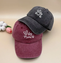 Load image into Gallery viewer, Dog Mom Embroidered Baseball Cap
