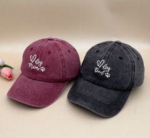 Load image into Gallery viewer, Dog Mom Embroidered Baseball Cap
