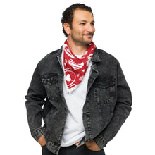 Load image into Gallery viewer, Red Valentine All-over print bandana
