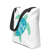 Load image into Gallery viewer, Beach Vibes Turtle Tote bag
