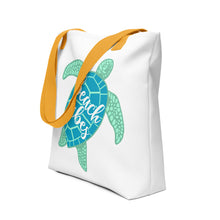 Load image into Gallery viewer, Beach Vibes Turtle Tote bag
