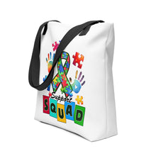 Load image into Gallery viewer, Autism Support Squad Tote bag
