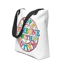 Load image into Gallery viewer, I Love Someone With Autism Tote bag
