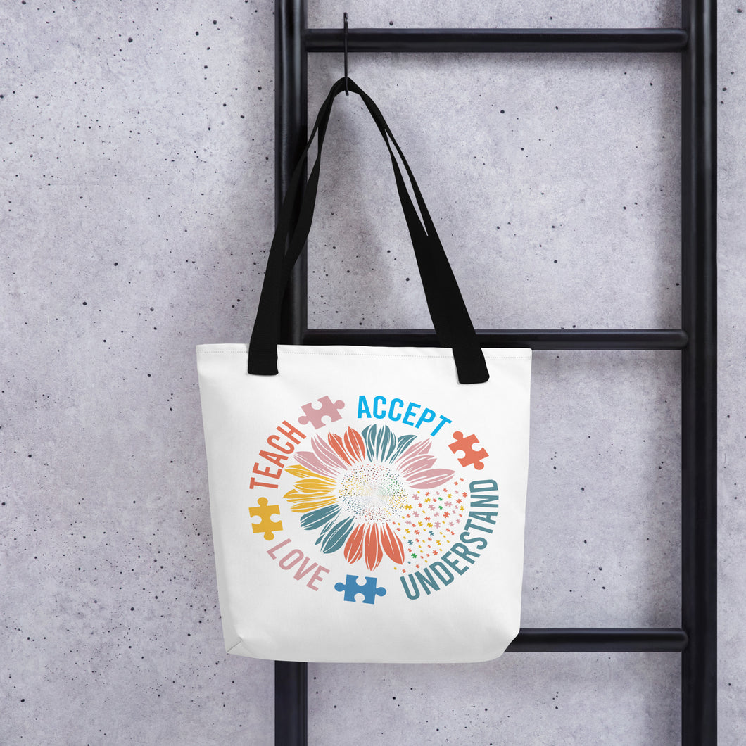 Teach Accept Love Understand Tote bag