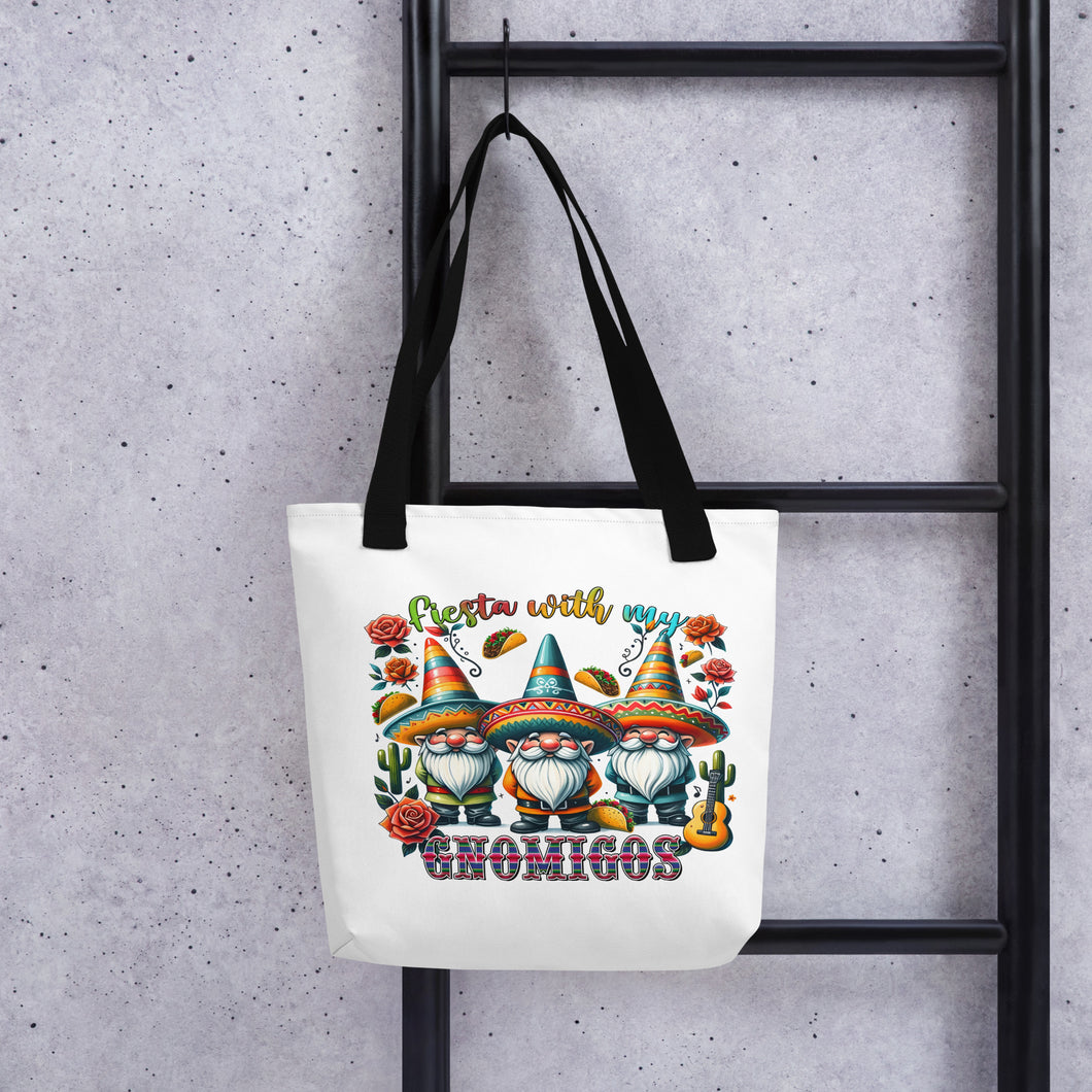 Fiesta With My Gnomigos Tote bag