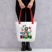 Load image into Gallery viewer, Autism Support Squad Tote bag
