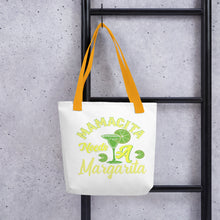 Load image into Gallery viewer, Mamacita Needs A Margarita Tote bag
