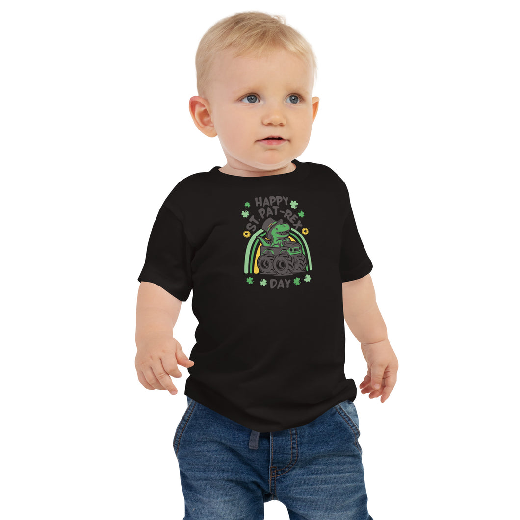 Happy St Pat-Rex Day Baby Jersey Short Sleeve Tee