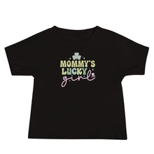 Load image into Gallery viewer, Mommy&#39;s Lucky Girl Baby Jersey Short Sleeve Tee
