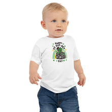 Load image into Gallery viewer, Happy St Pat-Rex Day Baby Jersey Short Sleeve Tee
