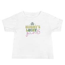 Load image into Gallery viewer, Mommy&#39;s Lucky Girl Baby Jersey Short Sleeve Tee
