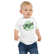 Load image into Gallery viewer, Mini Checkered Shamrock Baby Jersey Short Sleeve Tee
