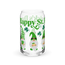 Load image into Gallery viewer, Happy St Patrick&#39;s Day Gnomes Can-shaped glass
