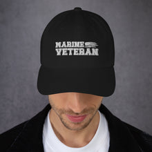 Load image into Gallery viewer, Marine Veteran Dad hat
