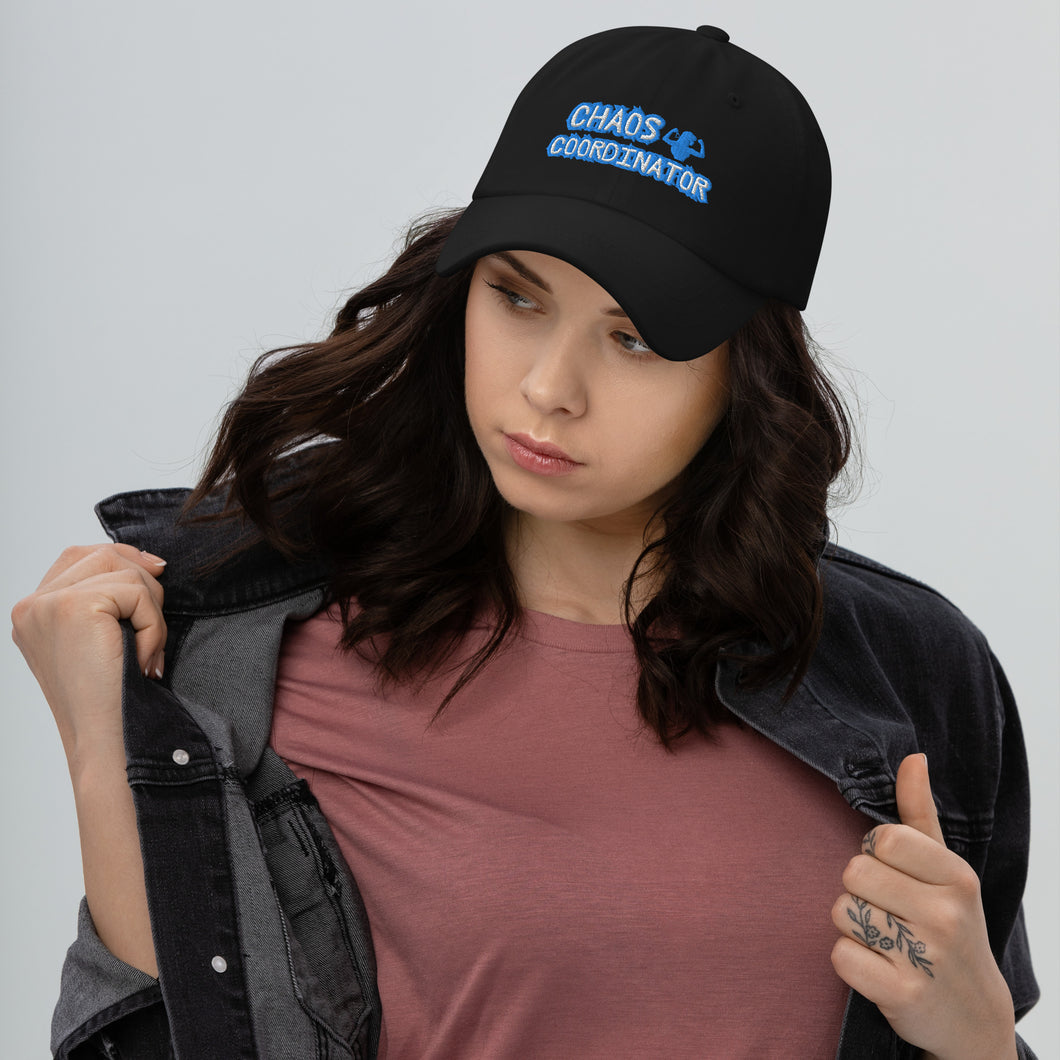 Chaos Coordinator Blue Color Pop Dad hat