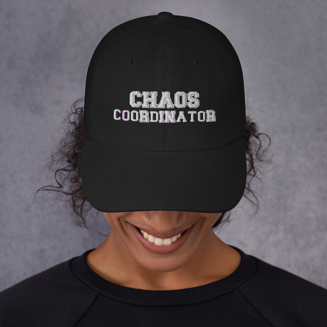 Chaos Coordinator Block Letters Dad hat