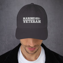 Load image into Gallery viewer, Marine Veteran Dad hat
