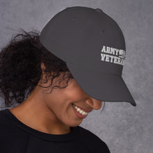 Load image into Gallery viewer, Army Veteran Dad hat
