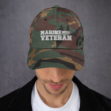 Load image into Gallery viewer, Marine Veteran Dad hat
