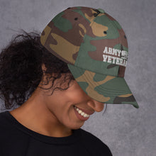 Load image into Gallery viewer, Army Veteran Dad hat
