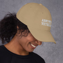 Load image into Gallery viewer, Army Veteran Dad hat
