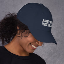 Load image into Gallery viewer, Army Veteran Dad hat
