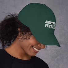 Load image into Gallery viewer, Army Veteran Dad hat
