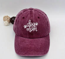 Load image into Gallery viewer, Dog Mom Embroidered Baseball Cap
