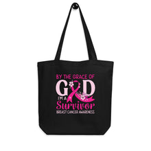 Load image into Gallery viewer, I&#39;m a Breast Cancer Survivor Eco Tote Bag
