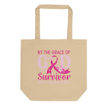 Load image into Gallery viewer, I&#39;m a Breast Cancer Survivor Eco Tote Bag
