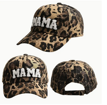 Load image into Gallery viewer, Mama Leopard Print Baseball Cap
