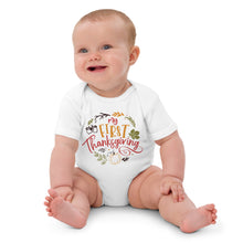 Load image into Gallery viewer, My First Thanksgiving Baby short sleeve one piece
