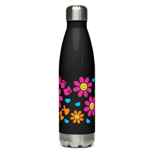 Load image into Gallery viewer, Choose Happy Retro Stainless steel water bottle
