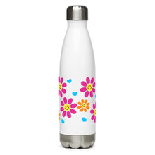 Load image into Gallery viewer, Choose Happy Retro Stainless steel water bottle
