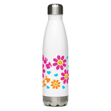 Load image into Gallery viewer, Choose Happy Retro Stainless steel water bottle
