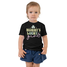 Load image into Gallery viewer, Mommy&#39;s Lucky Girl Toddler Short Sleeve Tee
