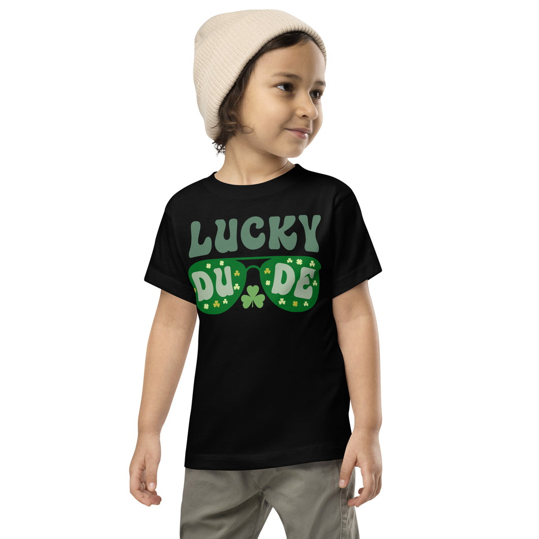 Lucky Dude Toddler Short Sleeve Tee