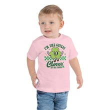 Load image into Gallery viewer, I&#39;m The Cutest Clover In The Patch Toddler Short Sleeve Tee
