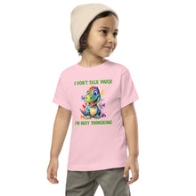 Load image into Gallery viewer, I Don’t Talk Much Dino Toddler Short Sleeve Tee
