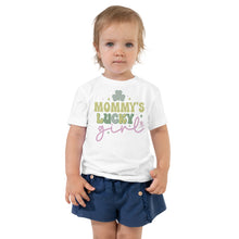 Load image into Gallery viewer, Mommy&#39;s Lucky Girl Toddler Short Sleeve Tee
