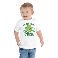 Load image into Gallery viewer, I&#39;m The Cutest Clover In The Patch Toddler Short Sleeve Tee
